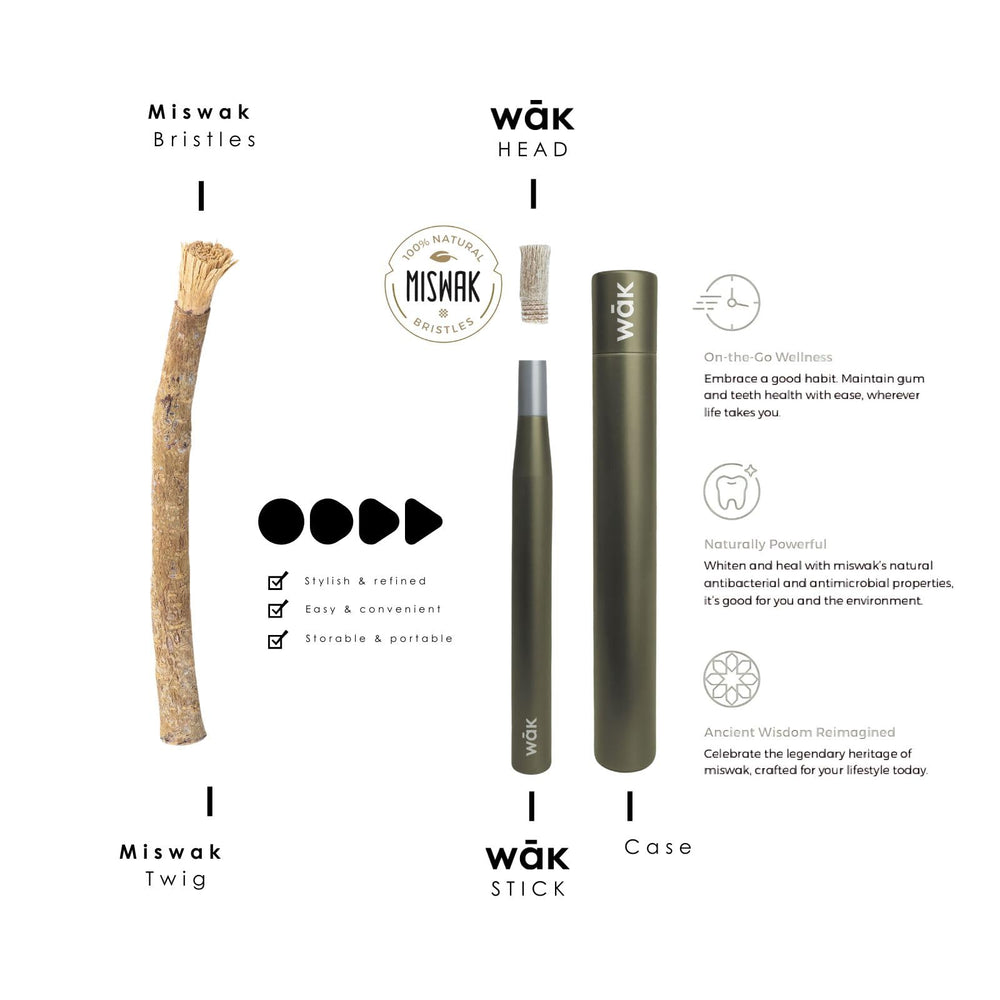 wāk STICK in a travel-friendly, compact design
