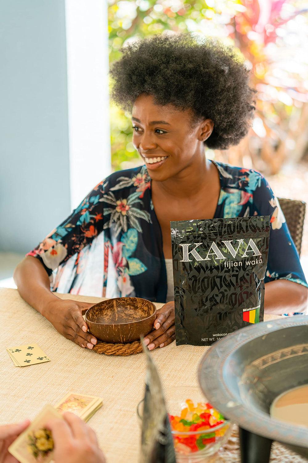 Brewing Wakacon Kava Waka Powder with 1-3 tablespoons per 8 oz water