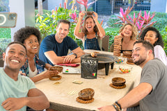 Dark noble kava in preparation with a potent flavor profile and comforting cup
