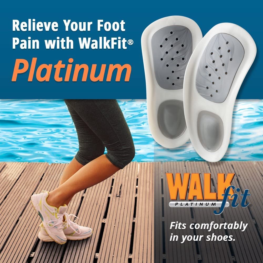WalkFit Platinum trusted brand with 15 years of experience in footwear comfort.