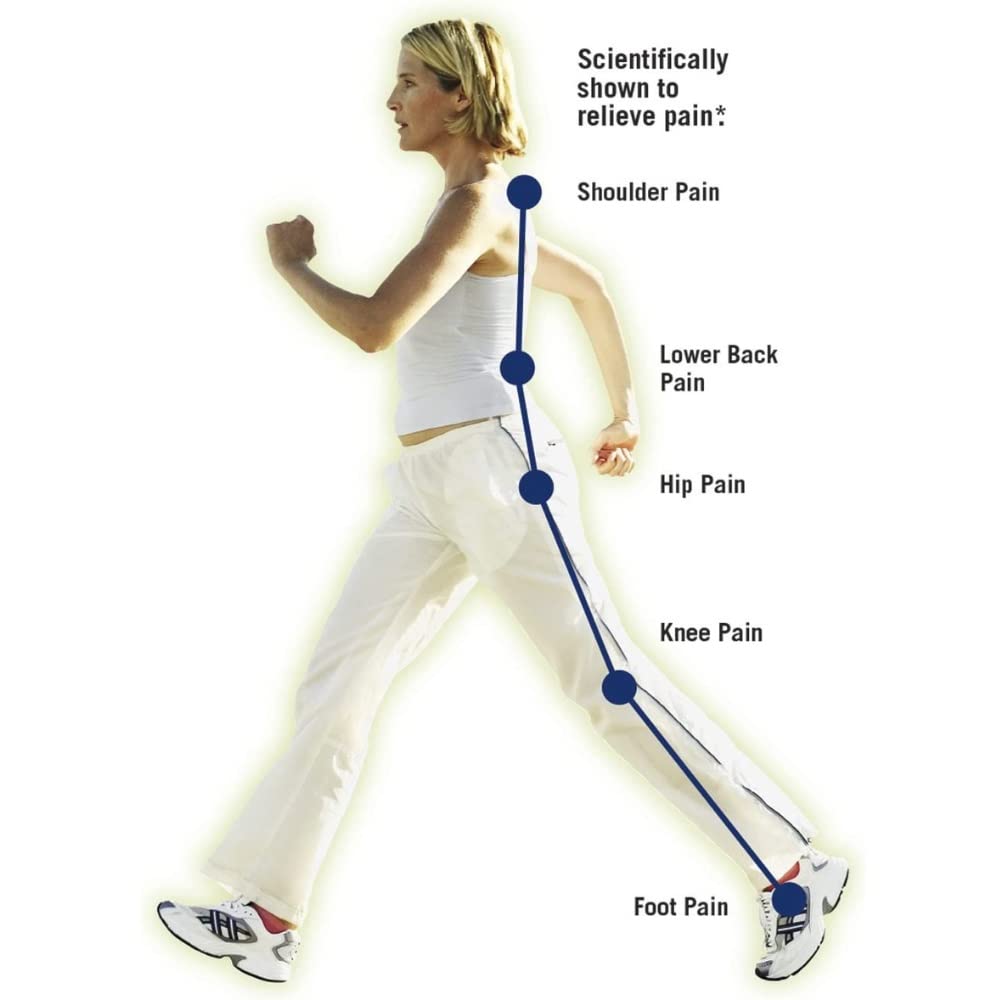 WalkFit Platinum foot alignment demo showing improved posture and stability.