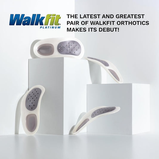 WalkFit Platinum reflexology insert demonstrates foot-pressure massage feature