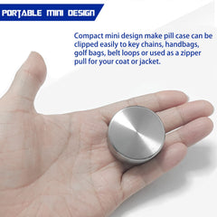 WANERSEN medical-grade titanium alloy box keeps small items safe.
