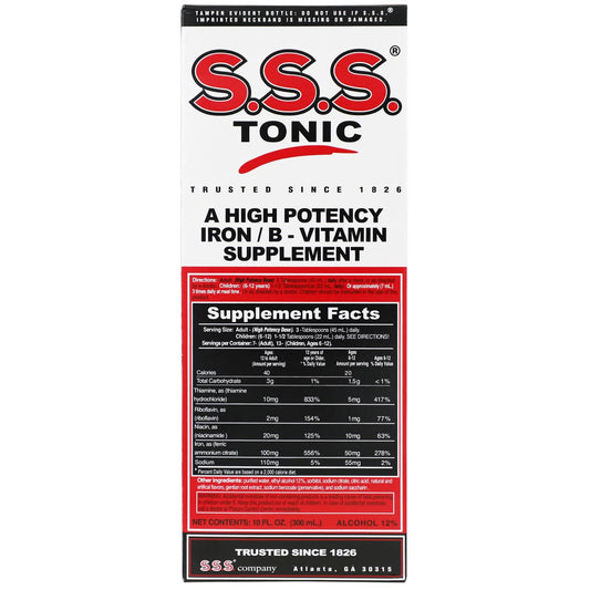 WANGHUI S.S.S. Tonic bottle pour illustrates fast-absorbing liquid for daily energy