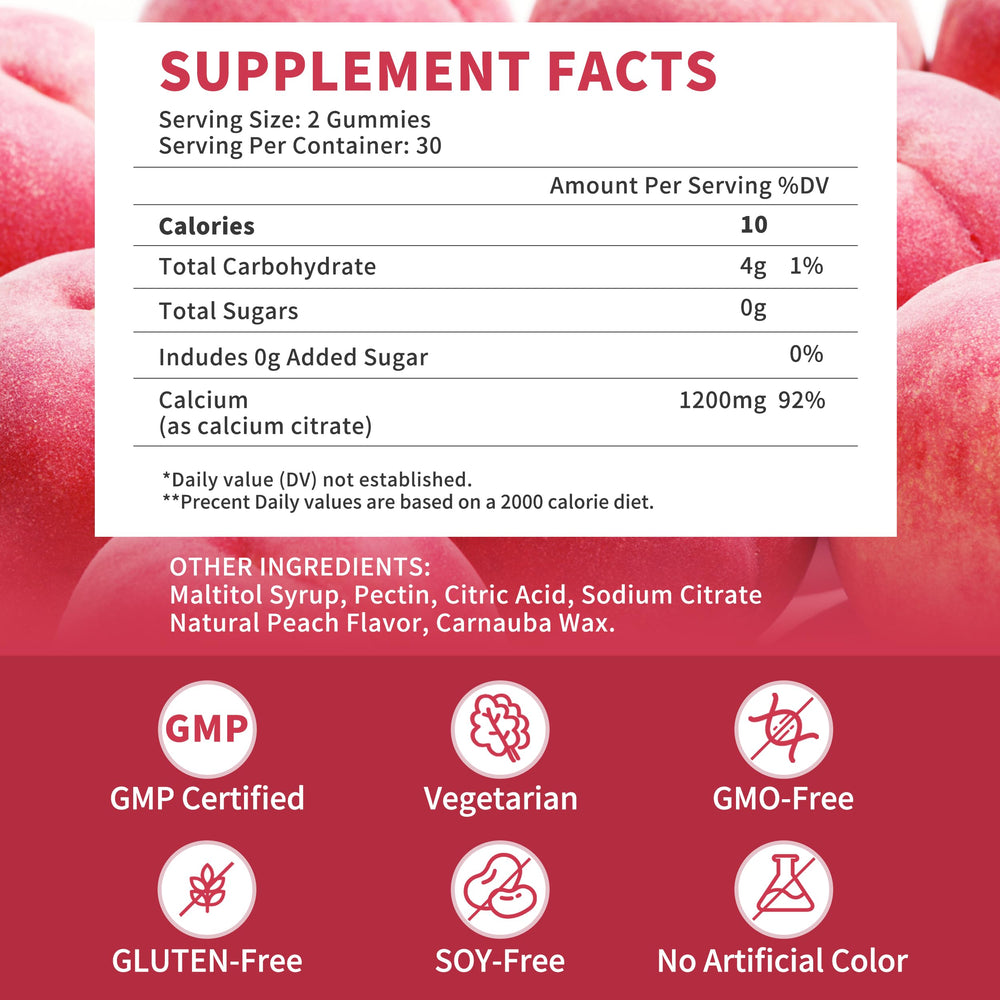 Wanish Calcium Citrate two-pack display indicates easy 60-day supply.
