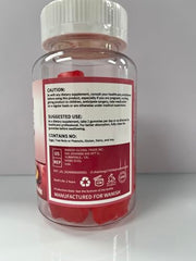 Three pack display of Wanish calcium citrate gummies showing value and 60 day supply