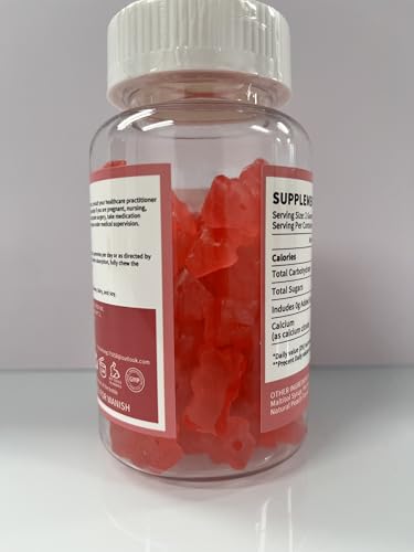 Label highlights vegan, sugar free ingredients and natural peach flavor
