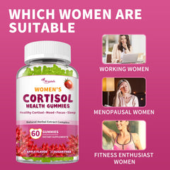 Dos gomitas diarias de cortisol Wanish para equilibrio.
