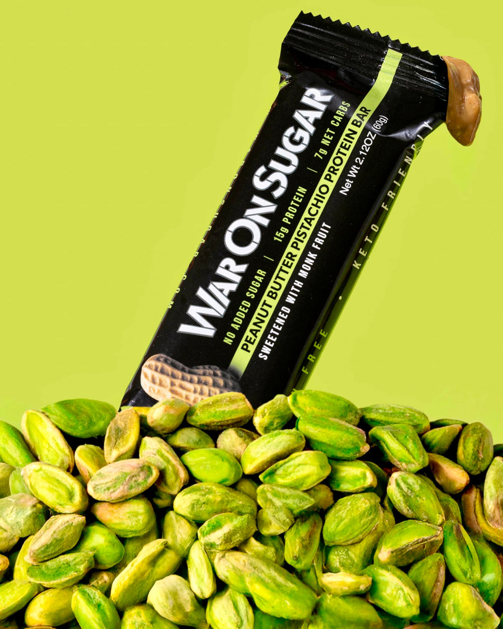 War on Sugar bar on desk for quick recharge.