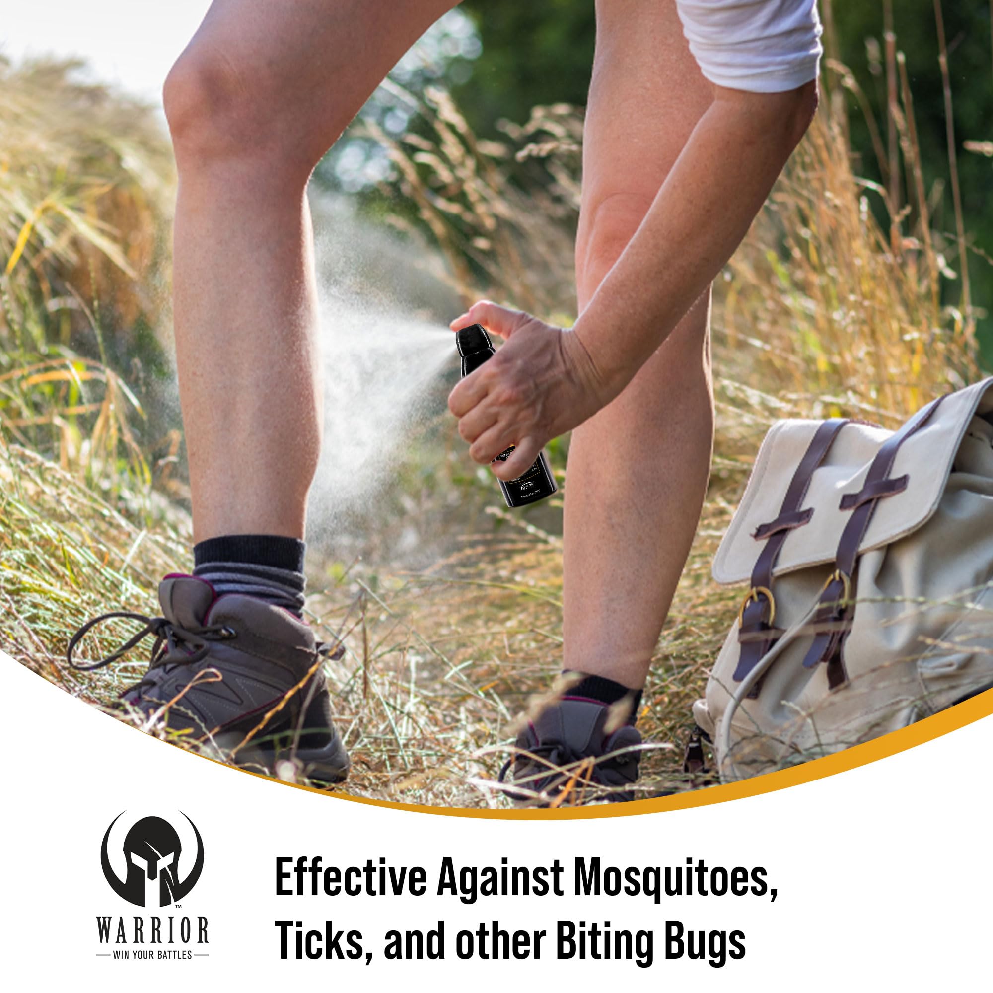 Warrior odor-free formula is gentle on skin during outdoor use.