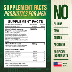 Gluten-free and soy-free label on Warrior Protocol packaging