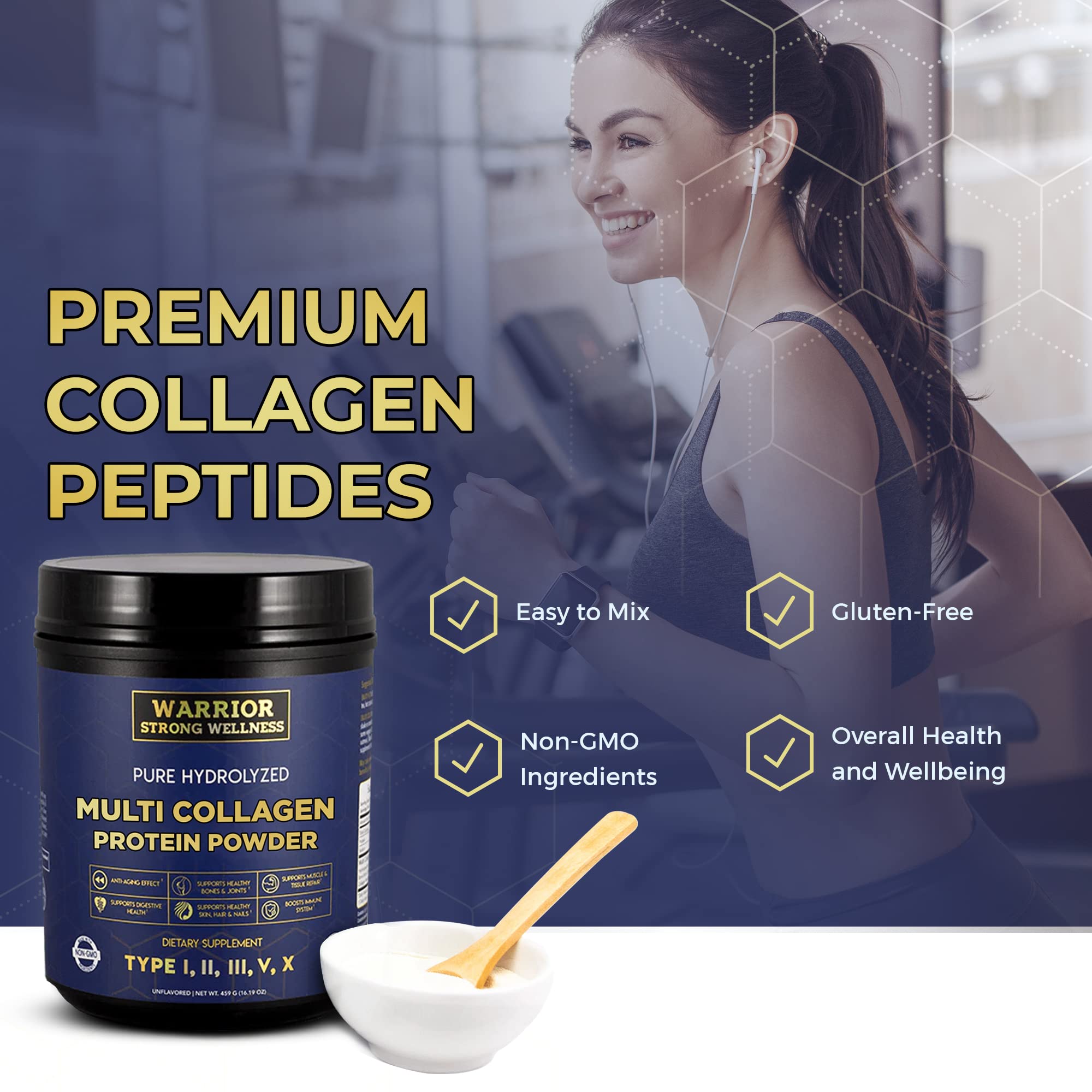 Warrior Strong Wellness collagen powder soup-stew mix for savory meals.
