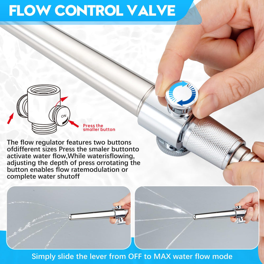 Washever flow-control regulator offers precise water adjustment for comfortable use