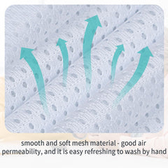 WASHINBED tracheostomy cover disposable 5-pack with colors white, navy, khaki for hygiene.