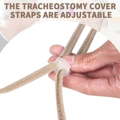 Washinbed breathable mesh tracheostomy cover enhances airflow and skin comfort.