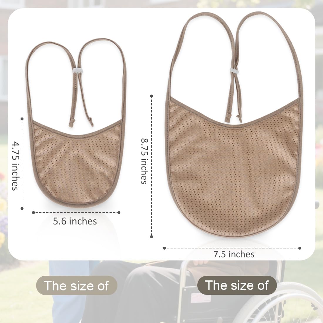 Washinbed tracheostomy cover navy 5-piece set for discreet everyday wear.