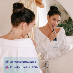 Water Dent dilution 1:10 demonstrates large 186 fl oz supply for daily use.
