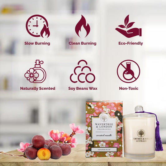 Wavertree & London hand-poured in Australia, premium craft for a serene home atmosphere.