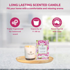 Wavertree & London Pink Peony Candle 11.66 oz jar for premium ambience.