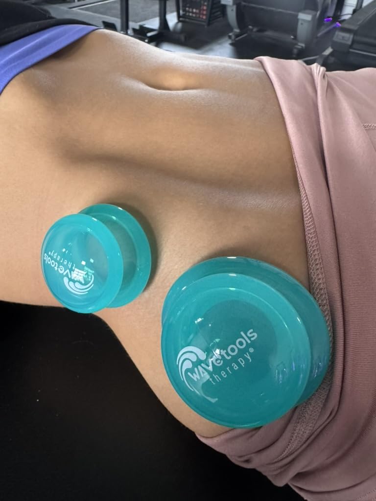 Wavetools Therapy cotton bag keeps cups organized and portable.