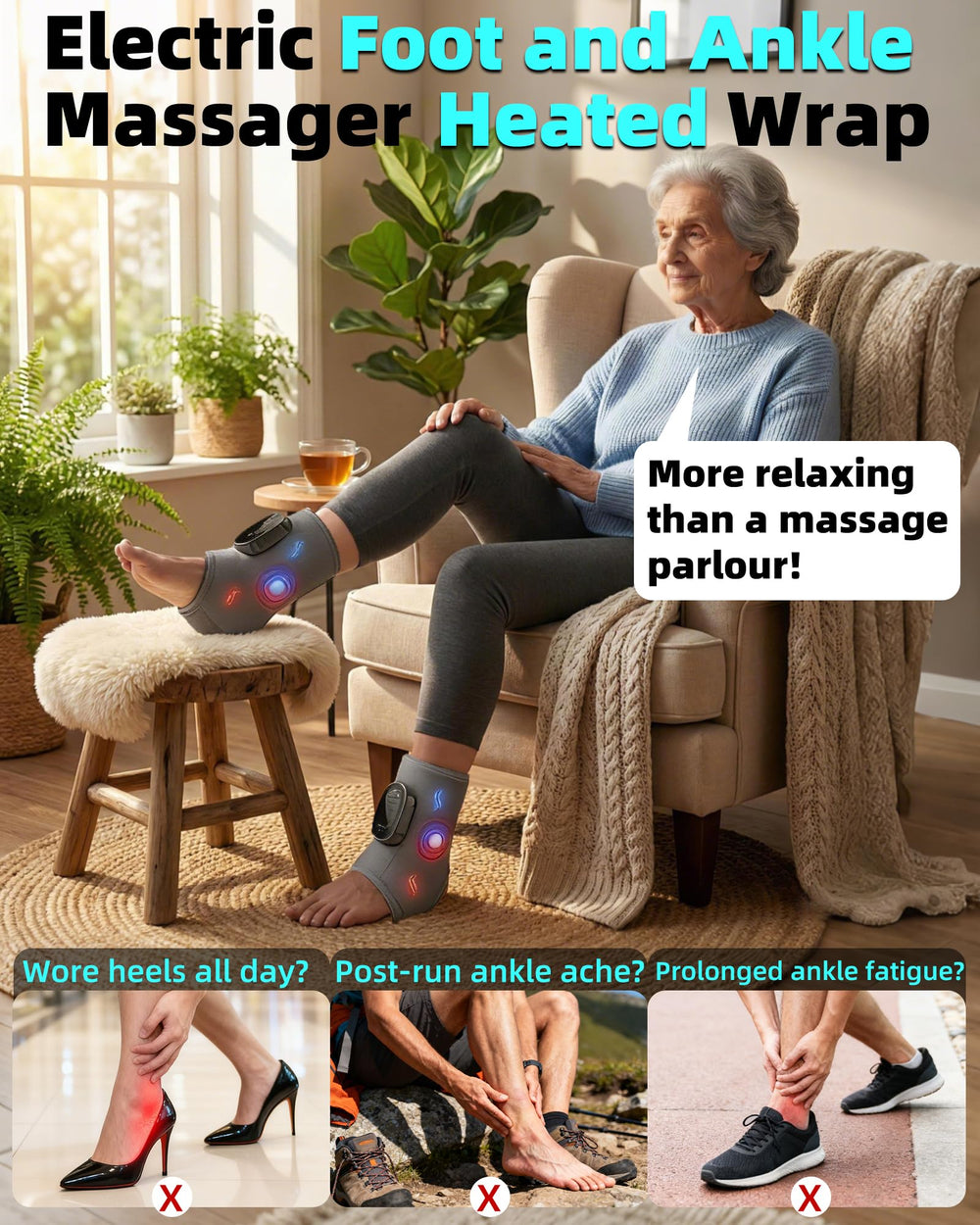 WBHLDM cordless portable design shown for on-the-go relief.