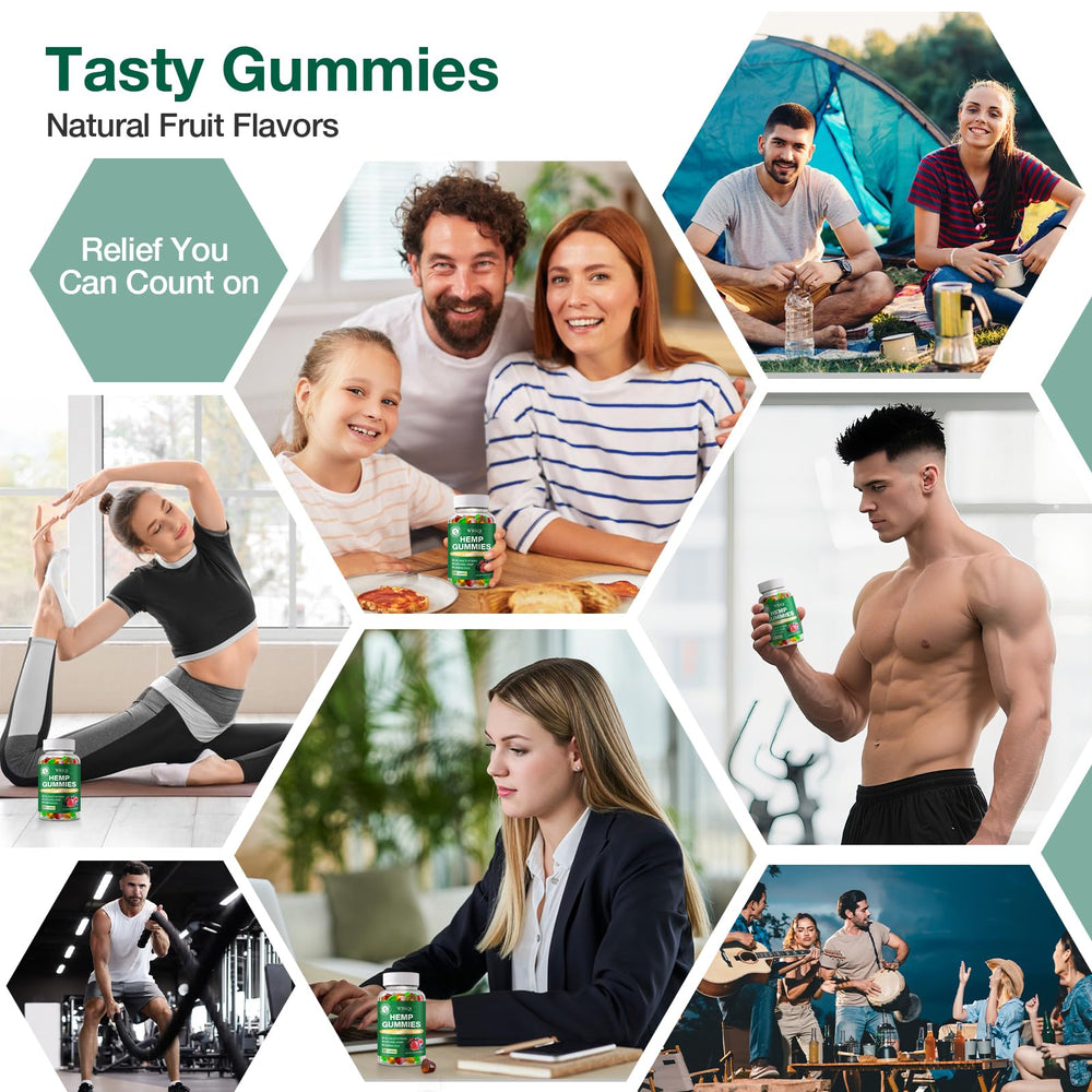 WBSQL hemp gummies soft-chewy texture invites a pleasant daily supplement