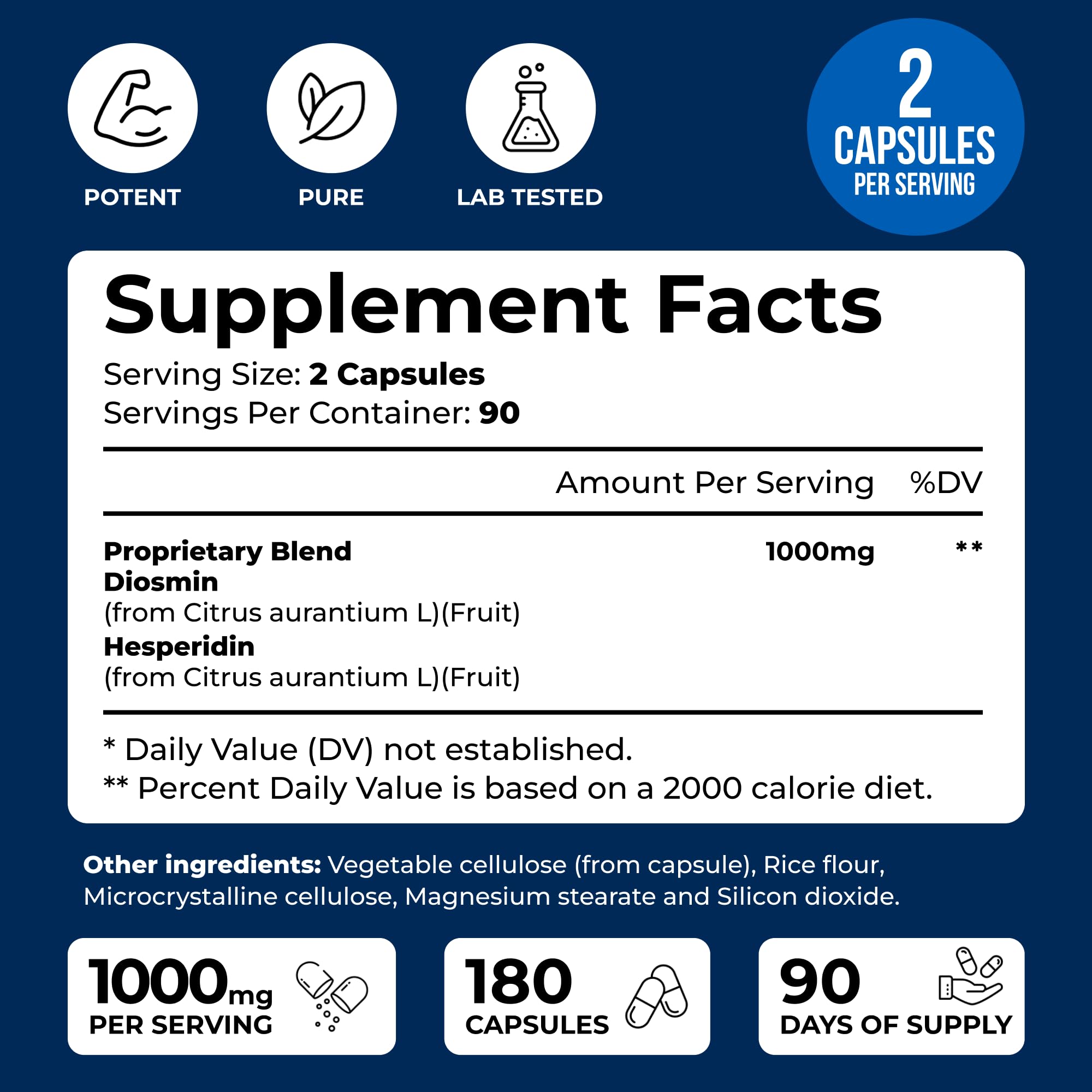 Preservative-free formula highlighted on We Like Vitamins product packaging.