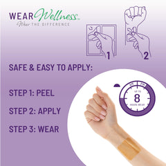Wear Wellness Unwind Patch with Ashwagandha for relaxing support