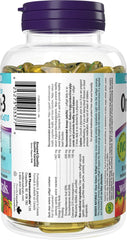 Webber Naturals omega-3 with CoQ10 capsules suggest mood balance.