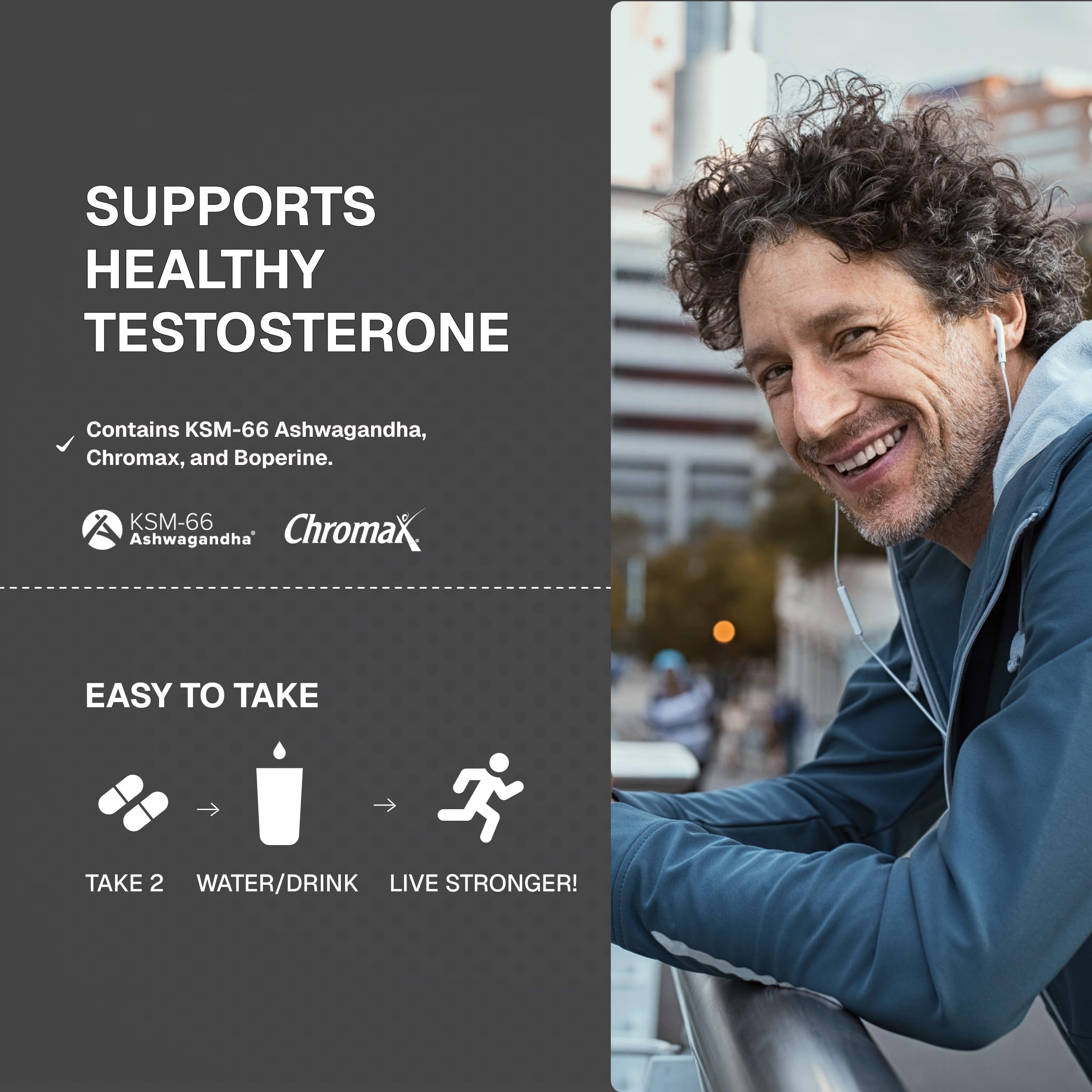 Weider Prime ashwagandha extract visual indicates adaptogenic support.