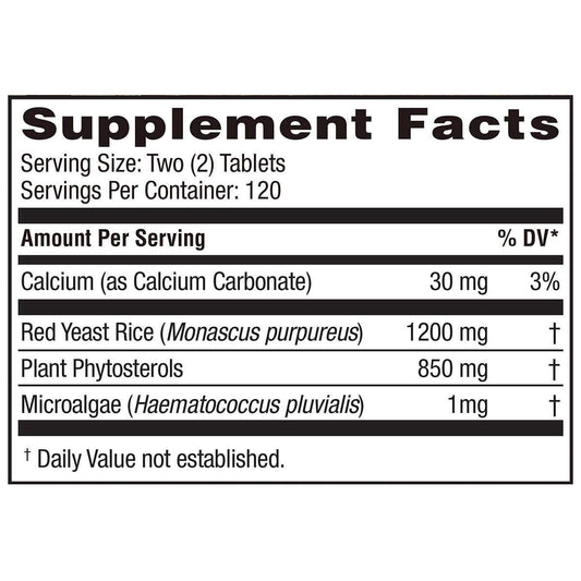 Weider Red Yeast Rice Plus tablets close-up, convenient capsules for daily wellness