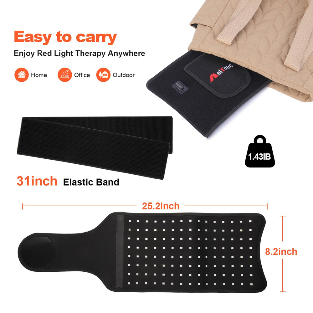 Weiyitec infrared therapy belt with remote control for easy adjustments
