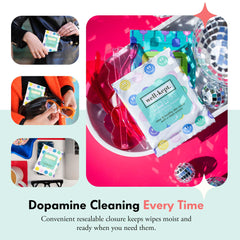 Well-Kept eyewear wipes cleaning glasses and sunglasses gently