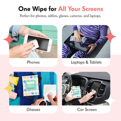 Well-Kept keyboard cleaning wipes removing grime from keys