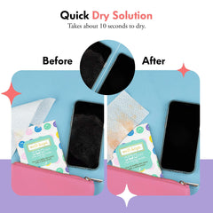 Well-Kept screen wipes for phones, laptops, and monitors drying quickly