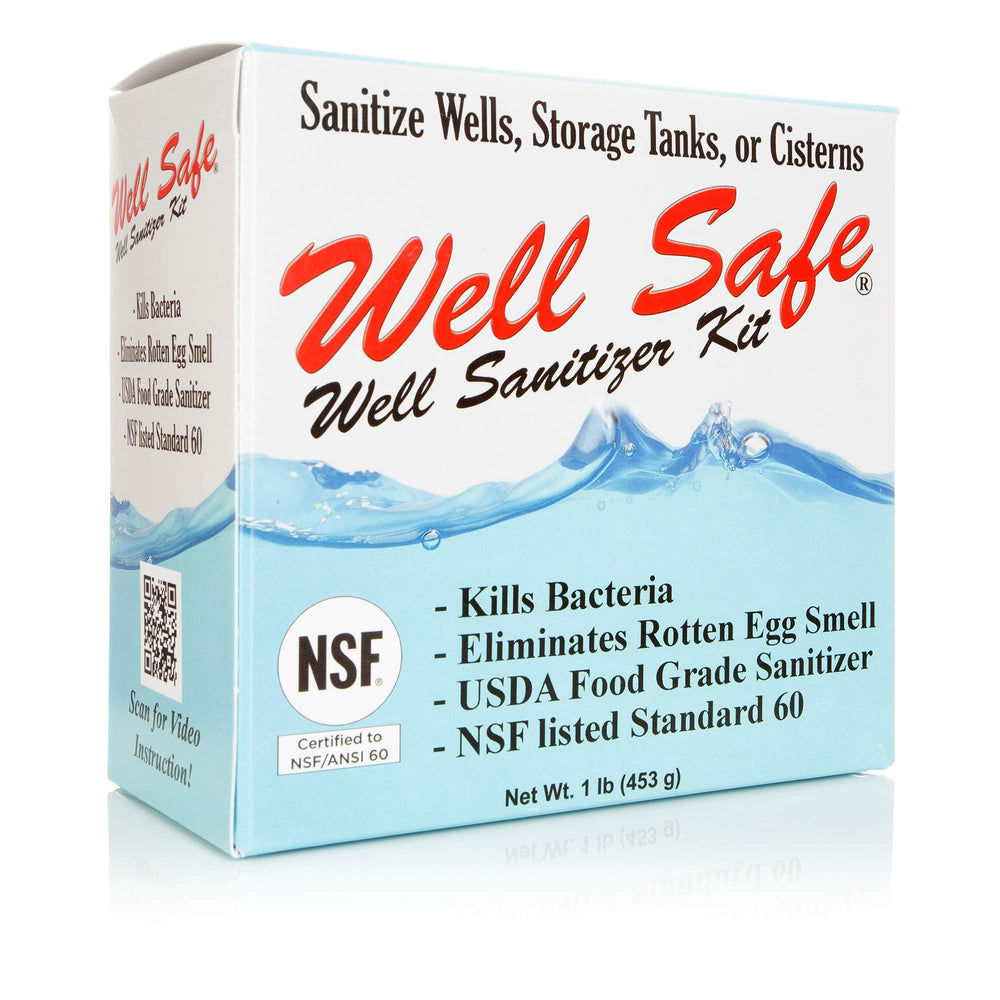 WELL SAFE Well Sanitizer Kit setup for clean well water.