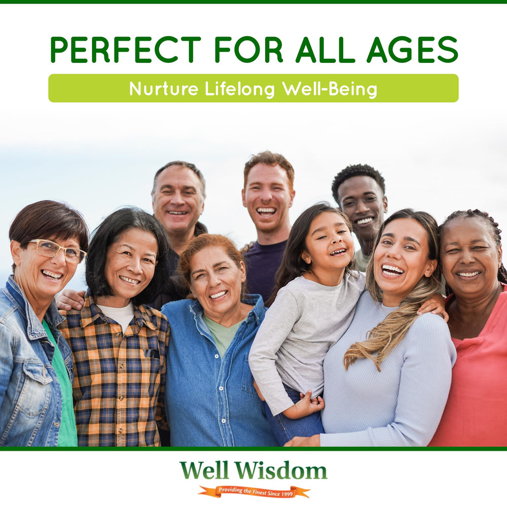 Well Wisdom Bioactive Colostrum with spoon ready for convenient daily use.