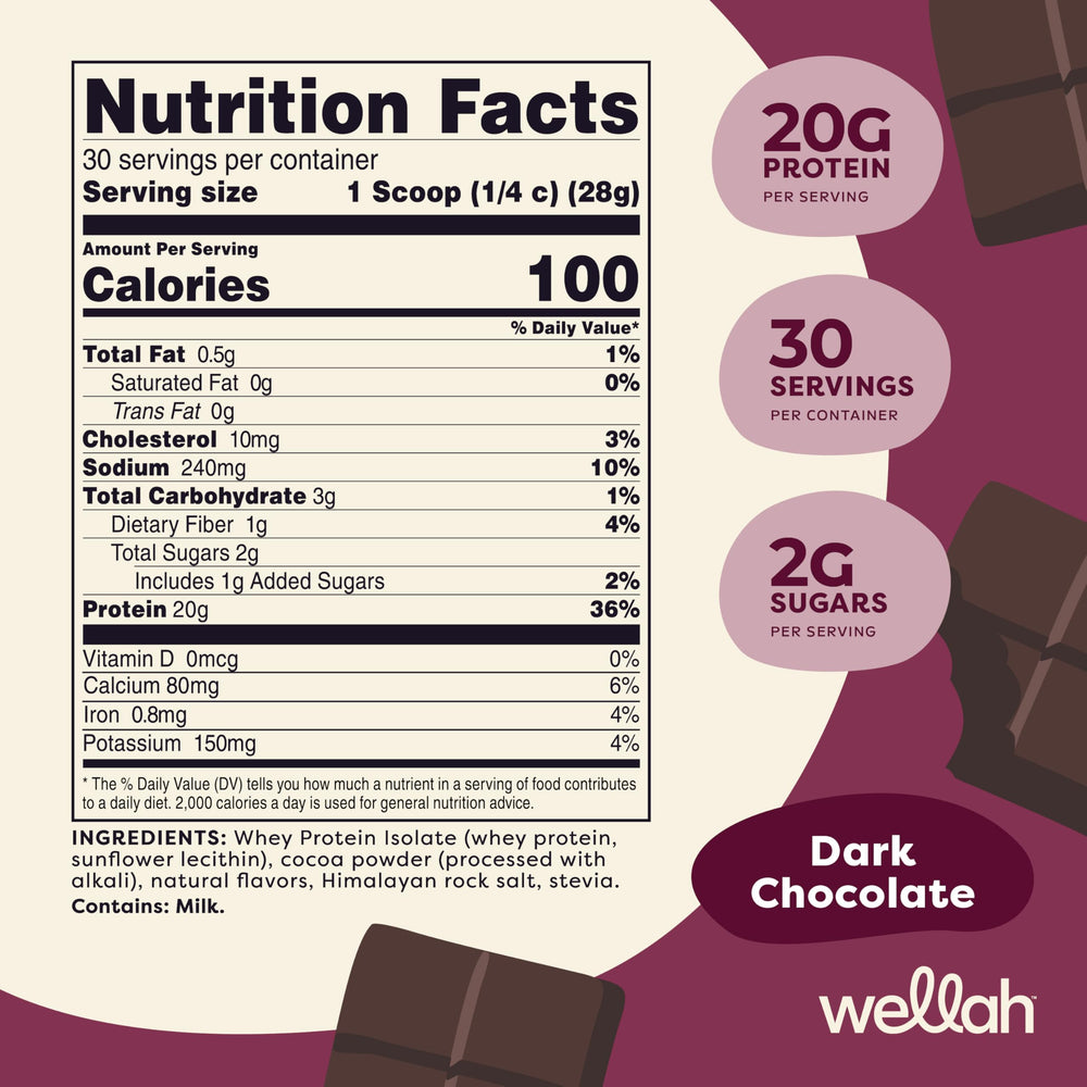 Wellah Protein Your Whey: mezcla cremosa para batidos