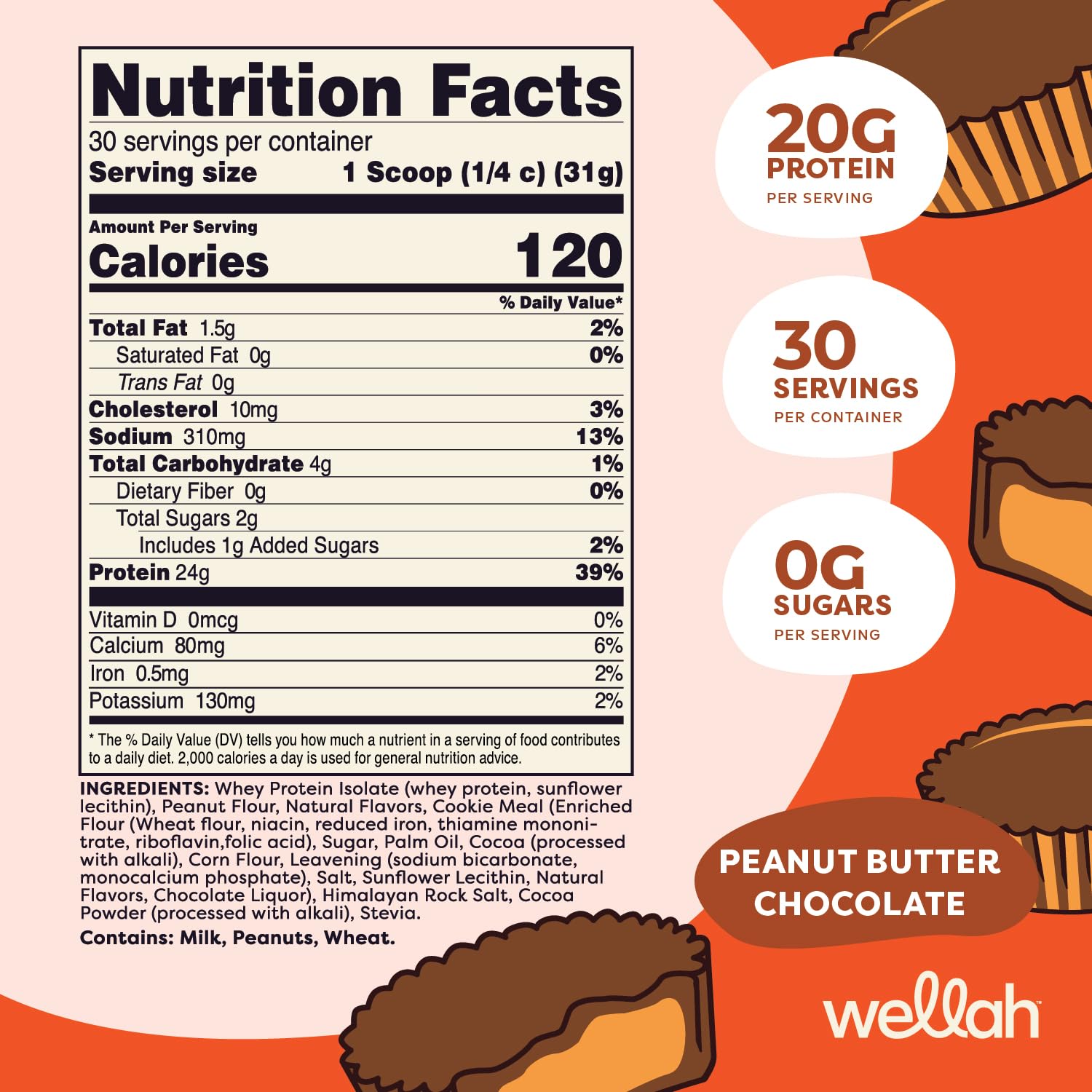 Wellah Protein Your Whey scoop pour for precise servings and consistent intake.