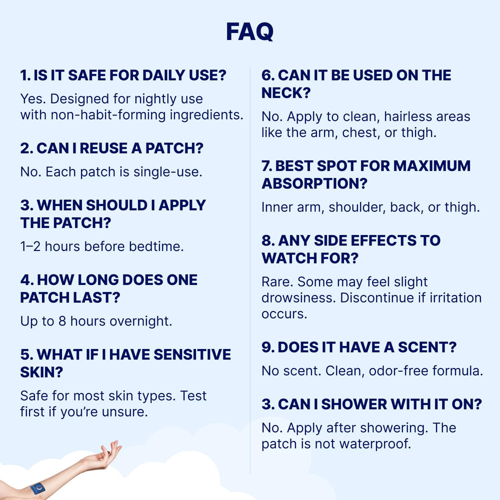 Wellamoon Original Sleep Patches ingredients visual highlight melatonin and valerian.