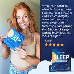 Wellamoon Original Sleep Patches pack contents include 3 x 28 patches.