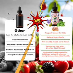 Well&Whole drops mixed into juice or milk demonstrates a simple bedtime ritual.