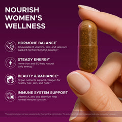 Wellanova Primal bottle pour highlights easy daily dosing for steady energy.