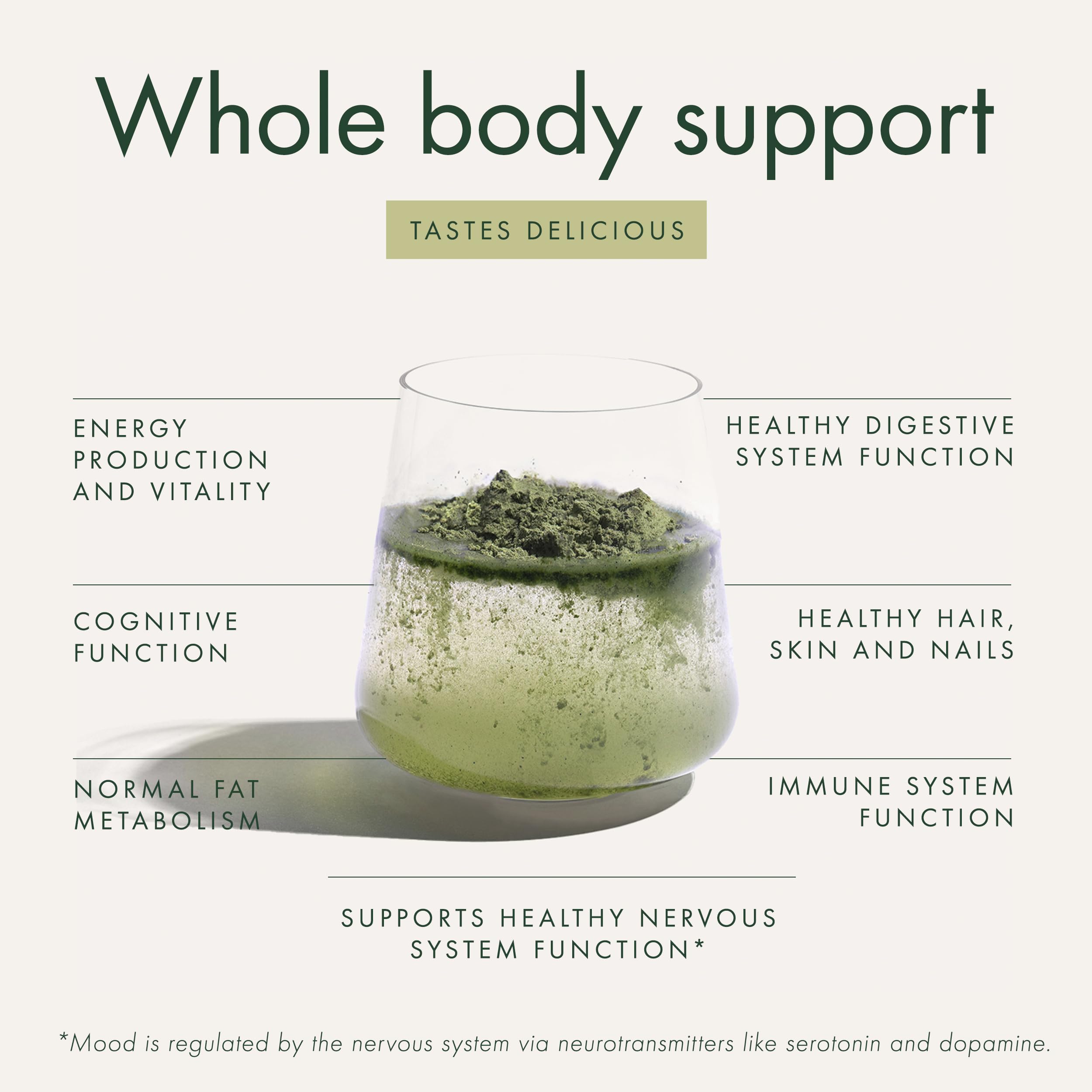 Close-up of The Super Elixir label highlighting natural ingredients.