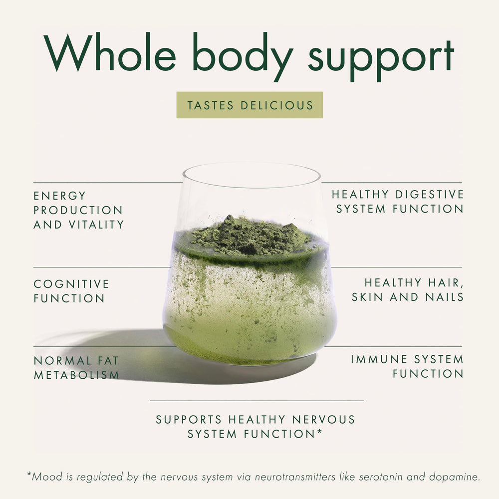 Close-up of The Super Elixir label highlighting natural ingredients.