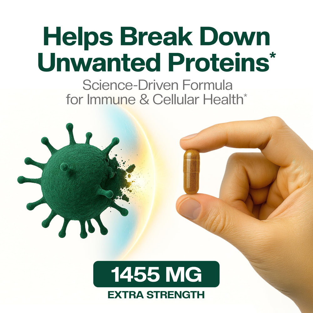 Well Fountain bromelain-curcumin capsules close-up for daily wellness