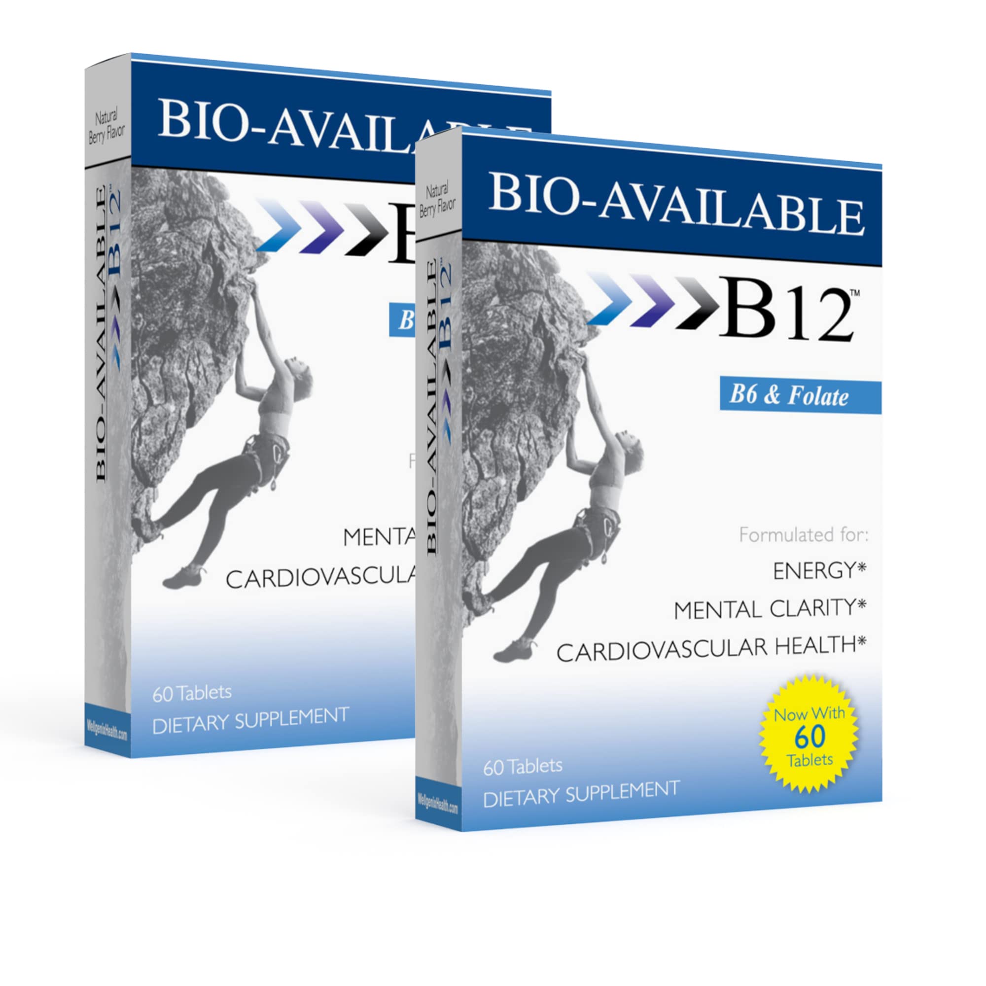 Wellgenix Sublingual B12 bottle for daily energy support.