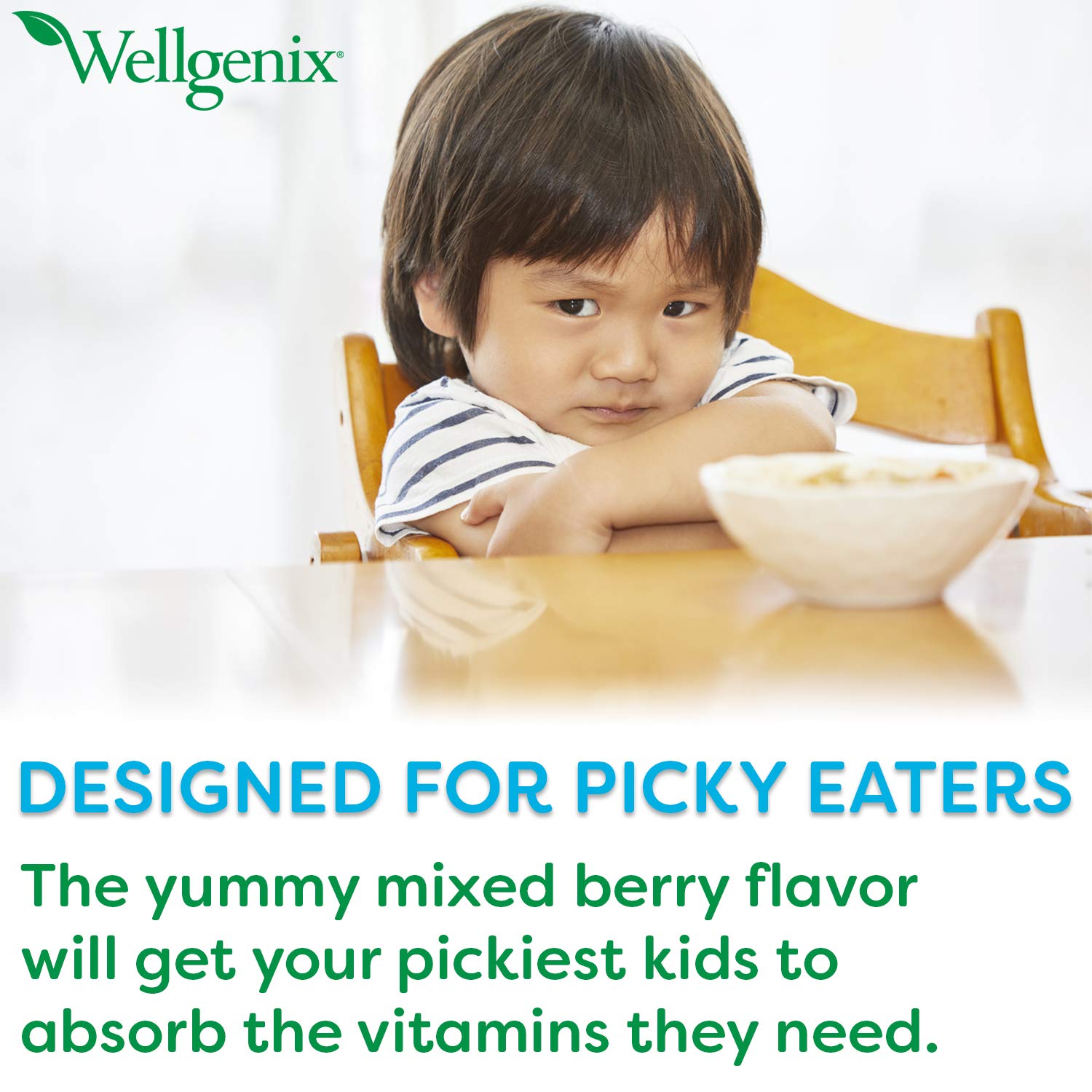 Wellgenix Balanced Essentials bottle back label with transparent ingredient details for informed choices