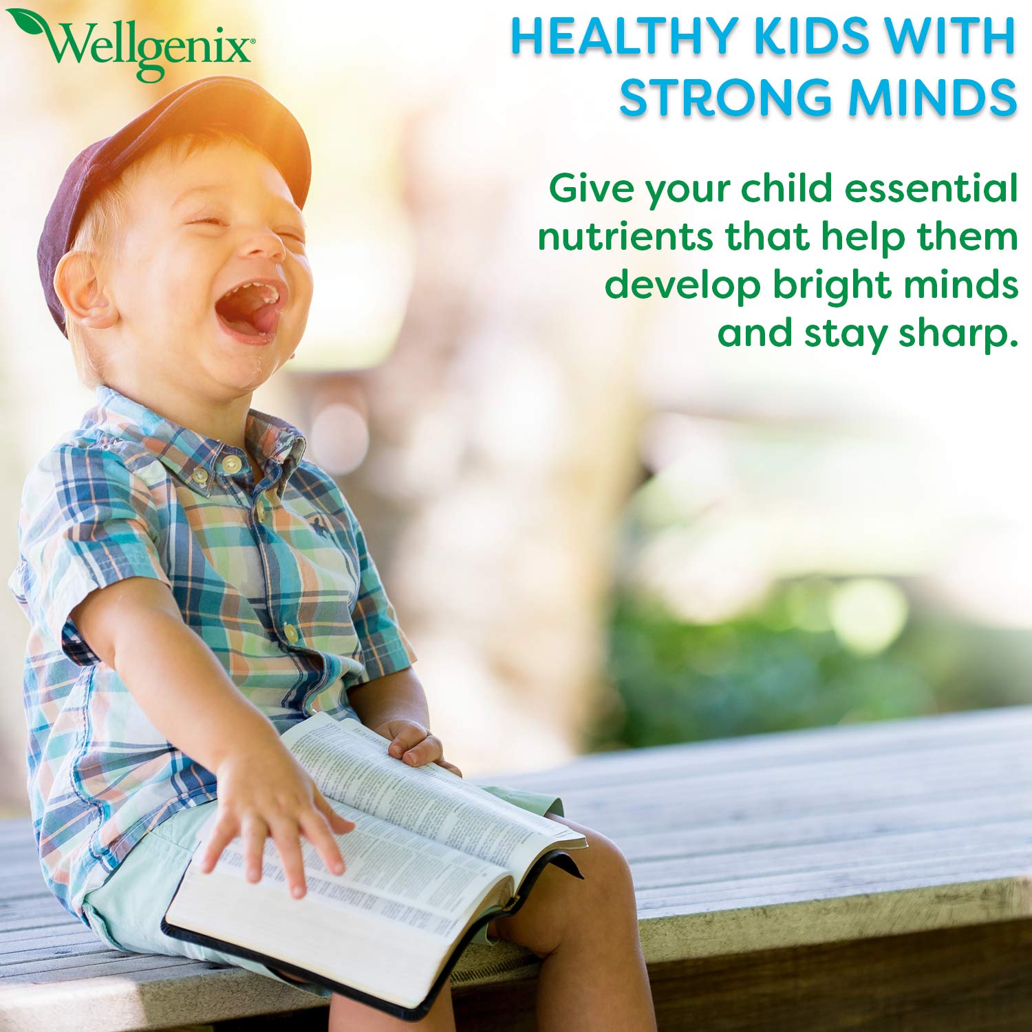 Wellgenix Balanced Essentials Kids Multivitamin mixed berry served in glass for tasty daily boost