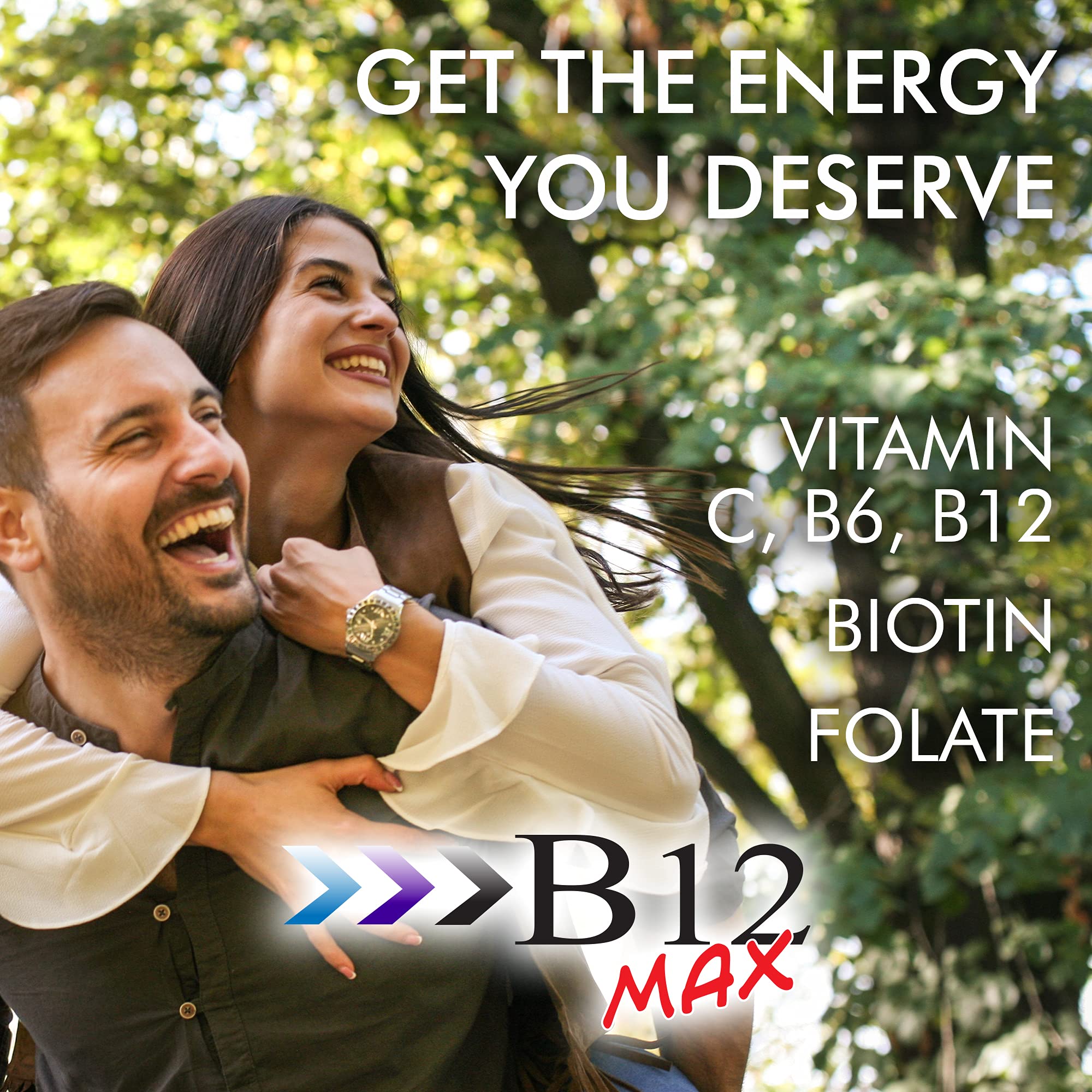 Wellgenix Bio-Available Sublingual B12 Max tablets dissolving under the tongue for rapid absorption